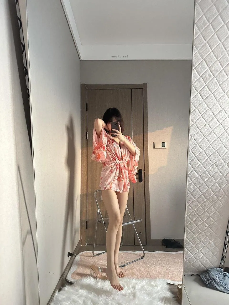 琳铛 – 粉色樱花和服【20P】